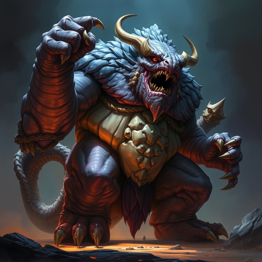 Belu — fantasy monster illustration