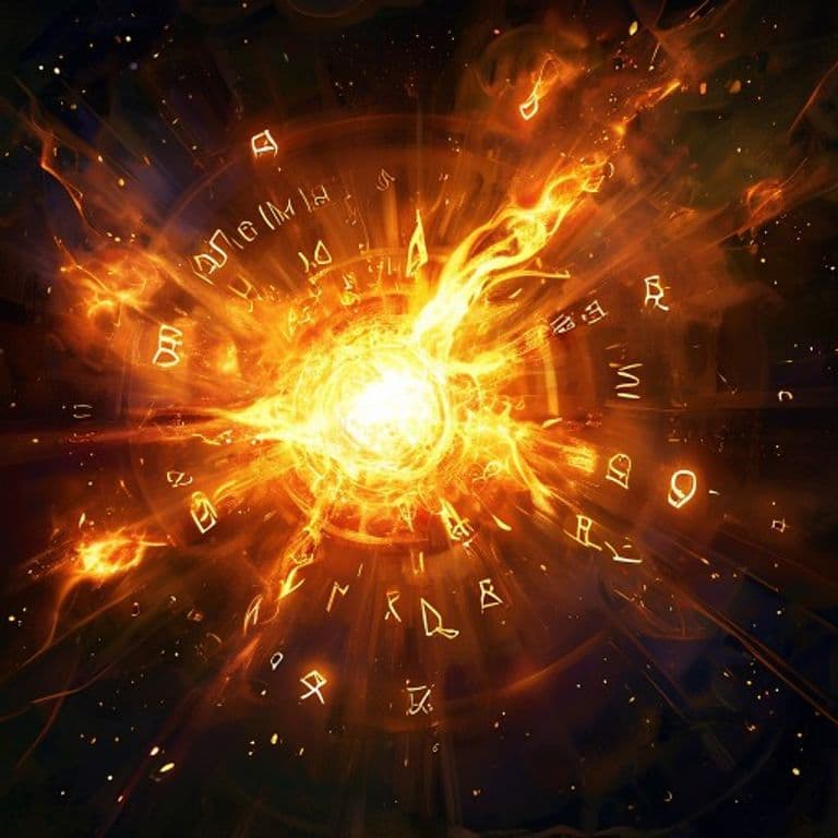 Delayed Blast Fireball — fantasy spell effect illustration. Delayed Blast Fireball is a 7th-level evocation available to Sorcerer, Wizard.