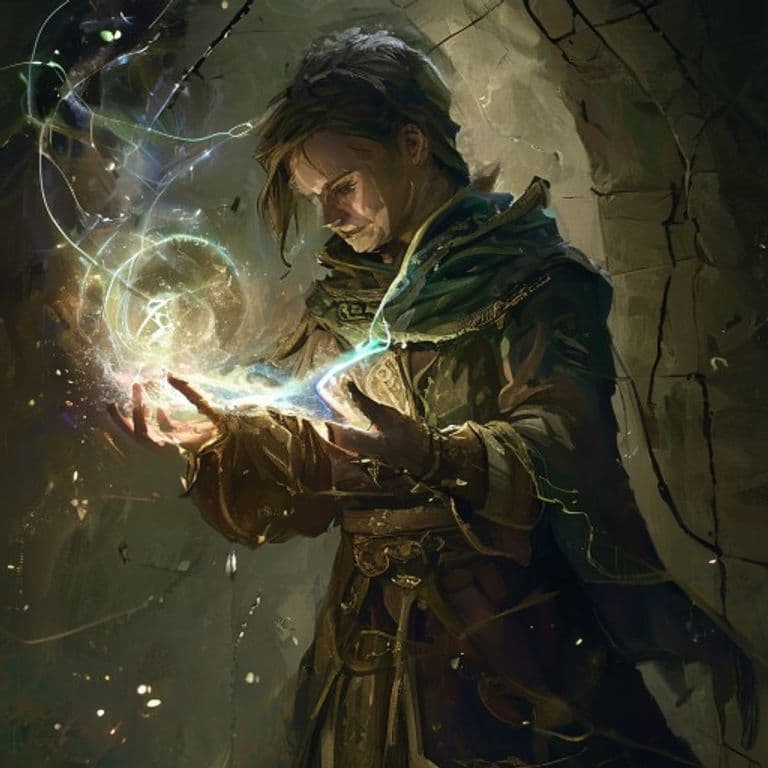 Muted Foe — fantasy spell effect illustration