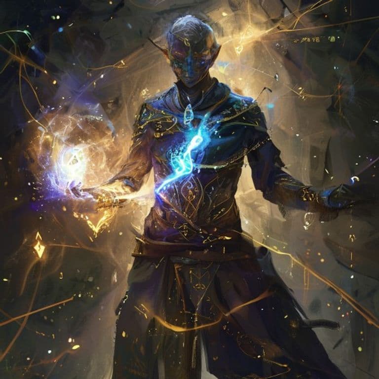 Animate Construct — fantasy spell effect illustration