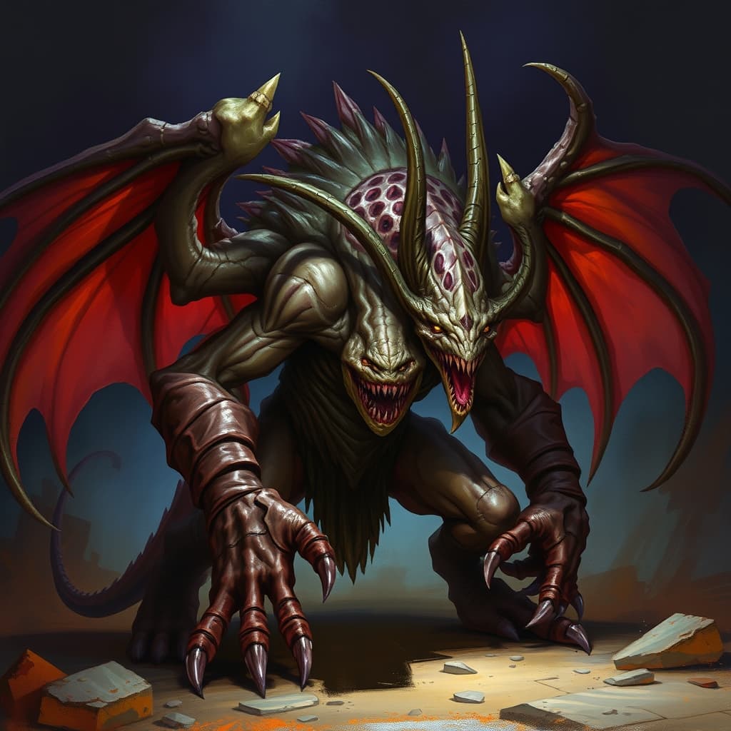 Culicoid — fantasy monster illustration