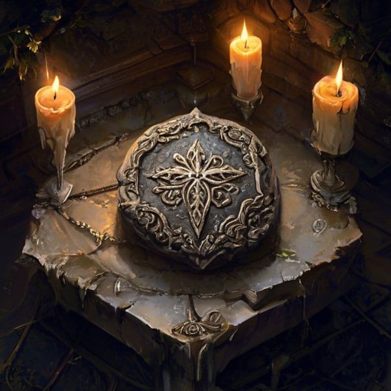 Periapt of Proof against Poison — fantasy item illustration. Periapt of Proof against Poison is a magic item (wondrous item) of rare rarity.
