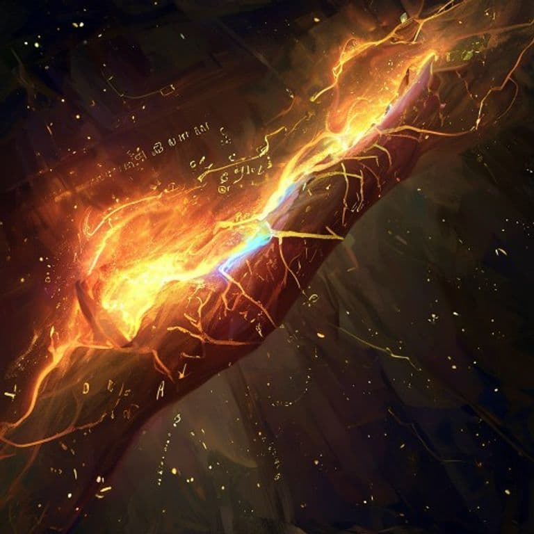 Hamstring — fantasy spell effect illustration
