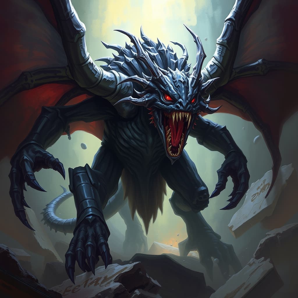 Swarm of Esteron — fantasy monster illustration. Swarm of Esteron is a medium beast (Challenge Rating 2).