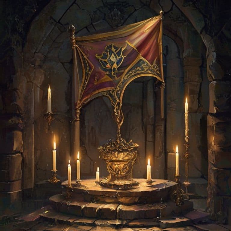 Captain's Flag — fantasy item illustration. Captain's Flag is a magic item (wondrous item) of rare rarity.
