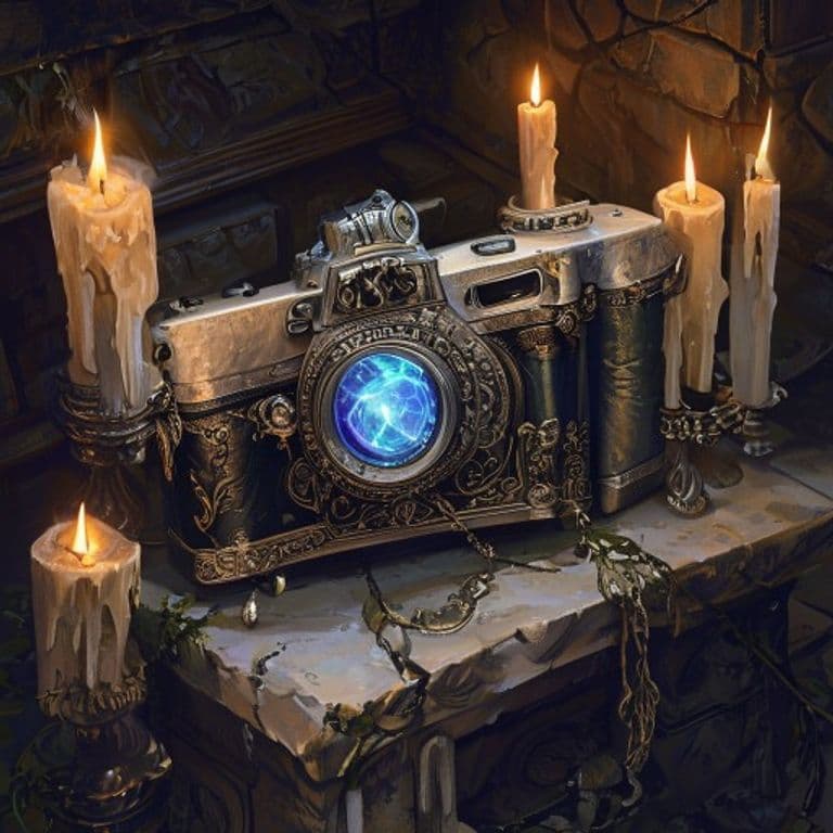 Spectral Camera — fantasy item illustration