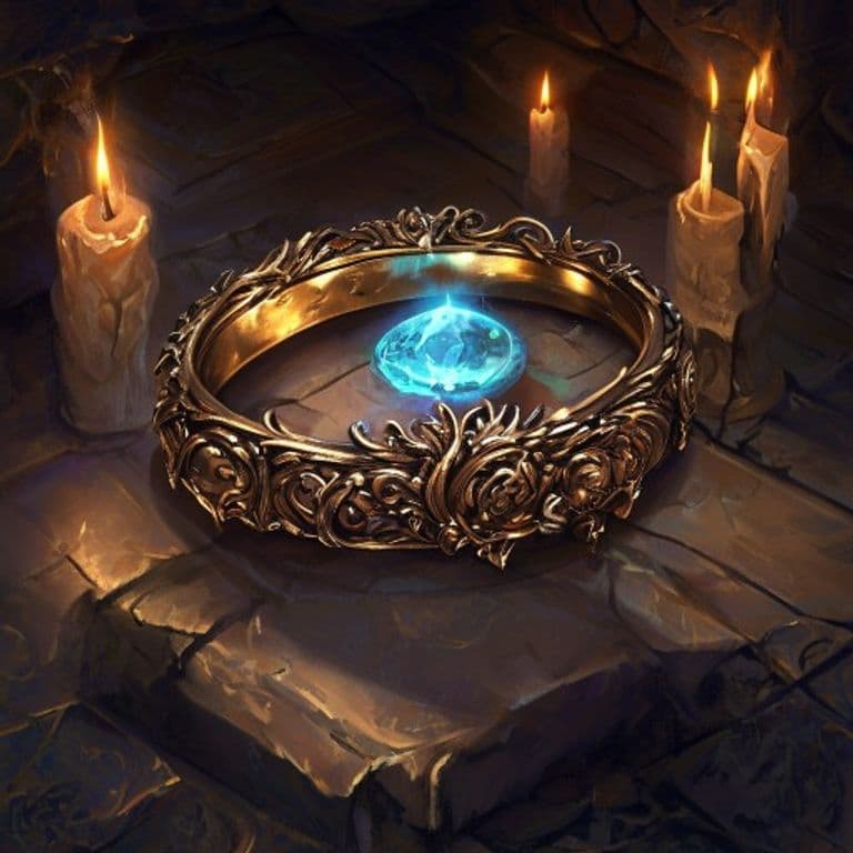 Ring of Powerful Summons — fantasy item illustration