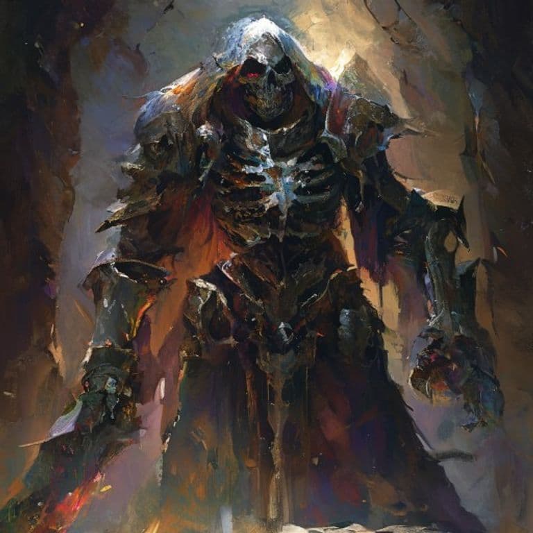 Death Knight — fantasy monster illustration