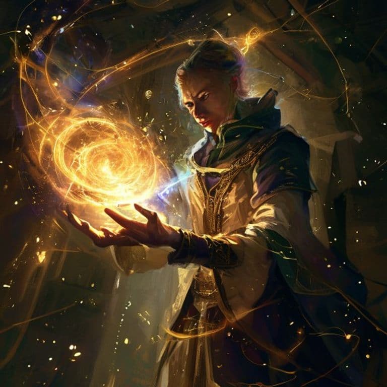 Closing In — fantasy spell effect illustration. Closing In is a 3rd-level illusion available to Bard, Warlock, Wizard.
