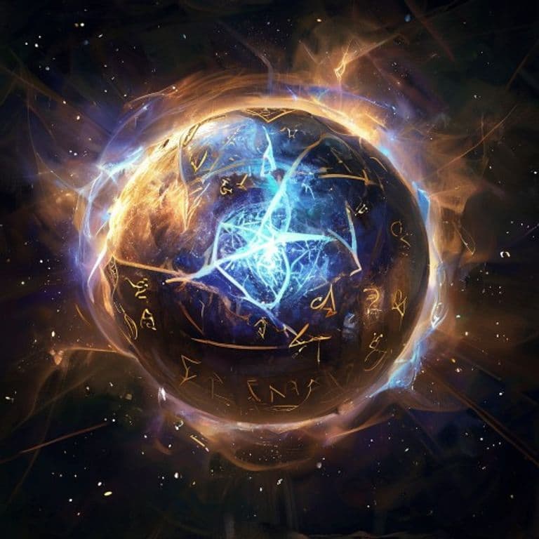 Sphere of Order — fantasy spell effect illustration