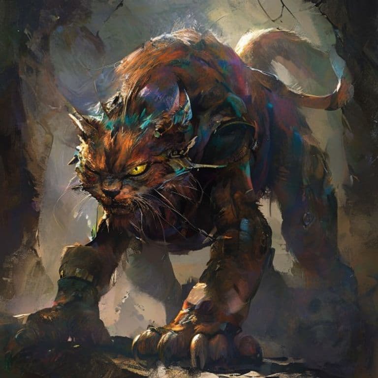 Ahu-Nixta Cataphract — fantasy monster illustration. Ahu-Nixta Cataphract is a large aberration (Challenge Rating 8).