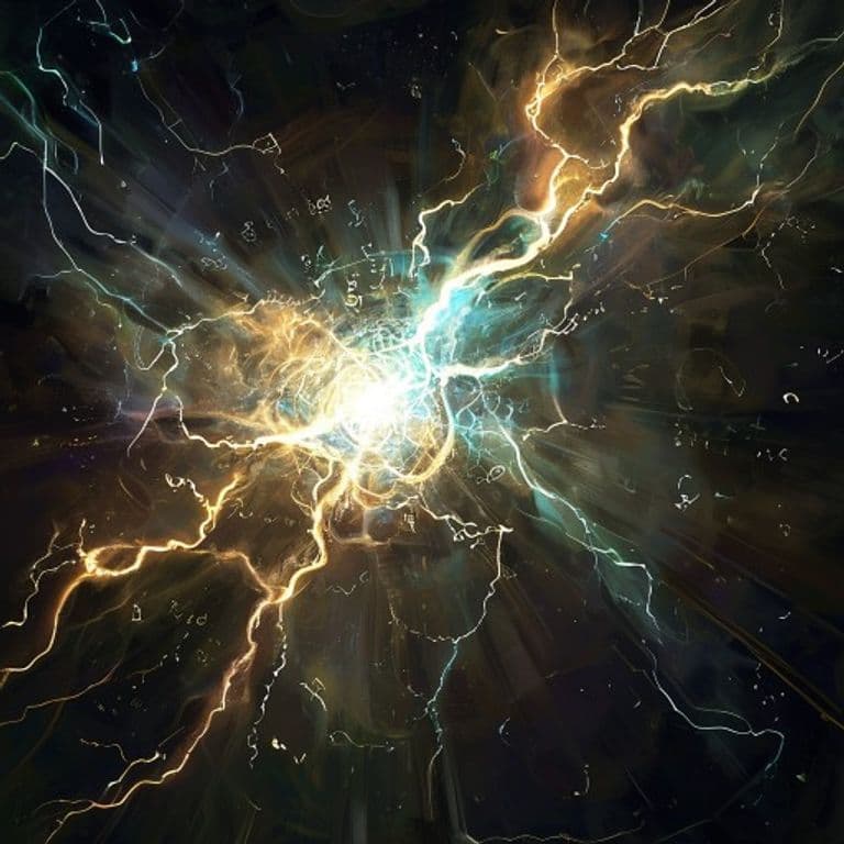 Thunderwave — fantasy spell effect illustration. Thunderwave is a 1st-level evocation available to Artificer, Bard, Druid, Sorcerer, Wizard.