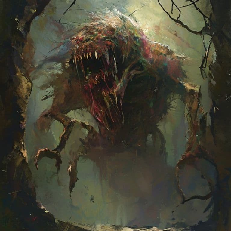 Putrid Haunt — fantasy monster illustration