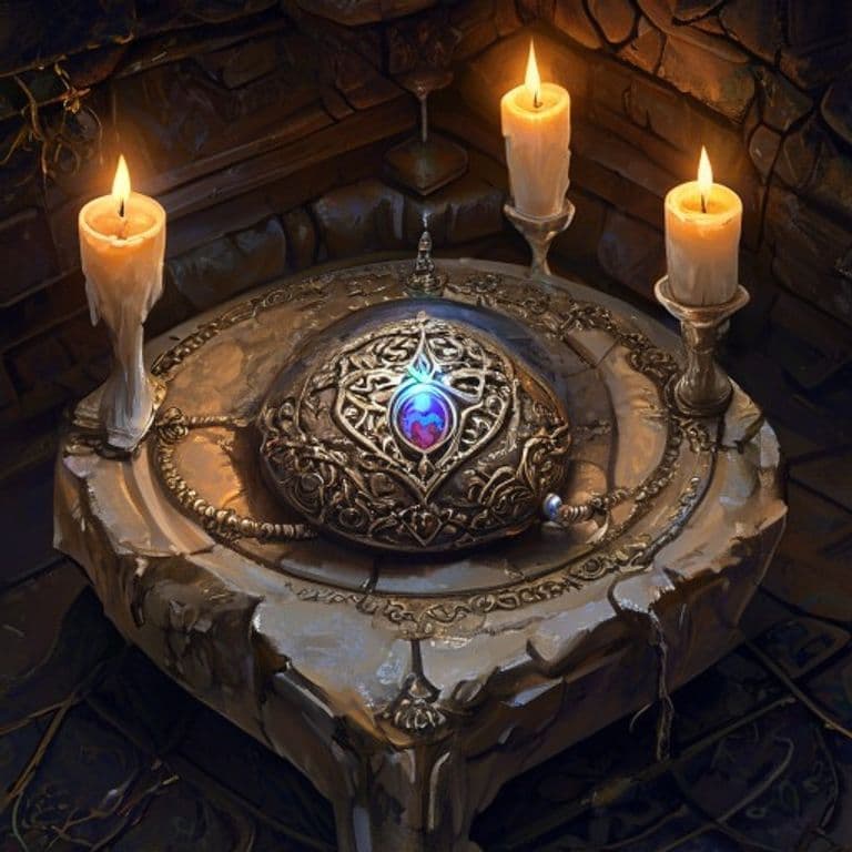 Bead of Tracking — fantasy item illustration. Bead of Tracking is a magic item (wondrous item) of uncommon rarity.