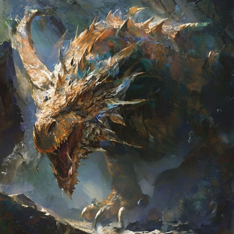 Ancient Boreal Dragon — fantasy monster illustration. Ancient Boreal Dragon is a gargantuan dragon (Challenge Rating 24).
