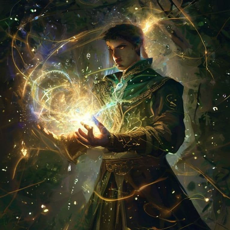 Mirage Arcane — fantasy spell effect illustration