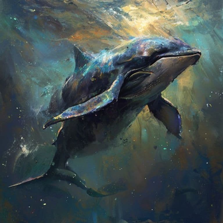 Killer Whale — fantasy monster illustration. Killer Whale is a huge beast (Challenge Rating 3).