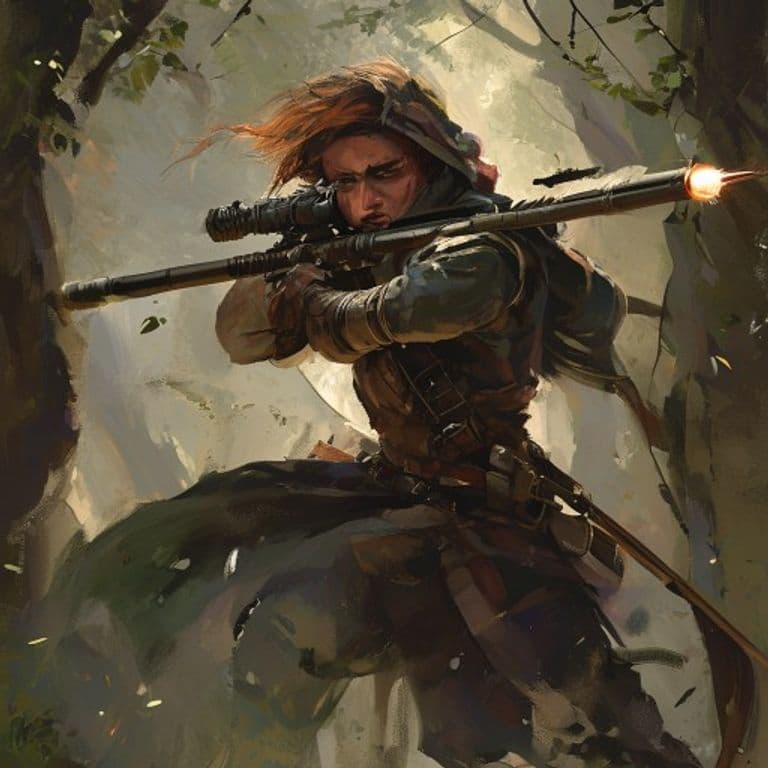 Stunning Sniper — fantasy feat illustration. Stunning Sniper is a feat (requires Proficiency with a ranged weapon).