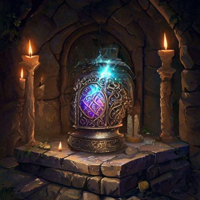 Bottle of Fizz — fantasy item illustration. Bottle of Fizz is a magic item (wondrous item) of uncommon rarity.