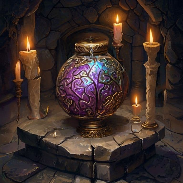 Jarred Brain — fantasy item illustration. Jarred Brain is a magic item (wondrous item) of uncommon rarity.
