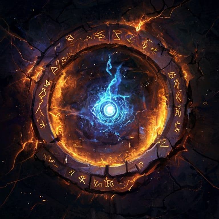 Portal Trap — fantasy spell effect illustration