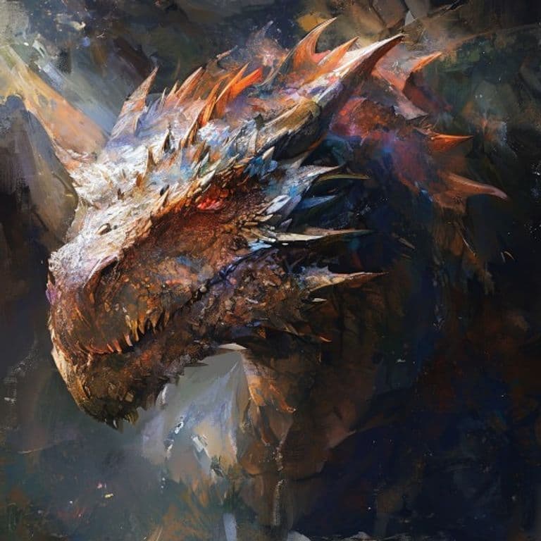 Adult Imperial Dragon — fantasy monster illustration. Adult Imperial Dragon is a huge dragon (Challenge Rating 20).