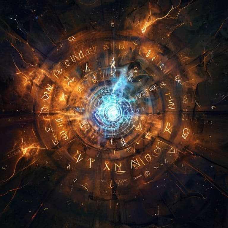 Wall of Force — fantasy spell effect illustration