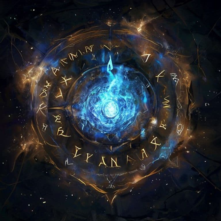 Moon Trap — fantasy spell effect illustration. Moon Trap is a 4th-level abjuration available to Cleric, Druid, Warlock, Wizard.