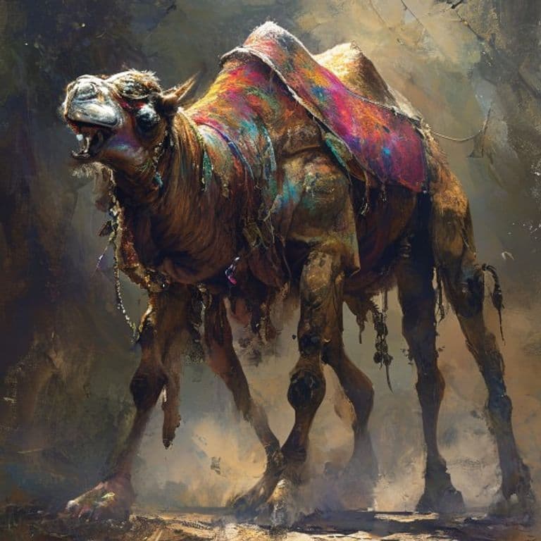 Camel — fantasy monster illustration