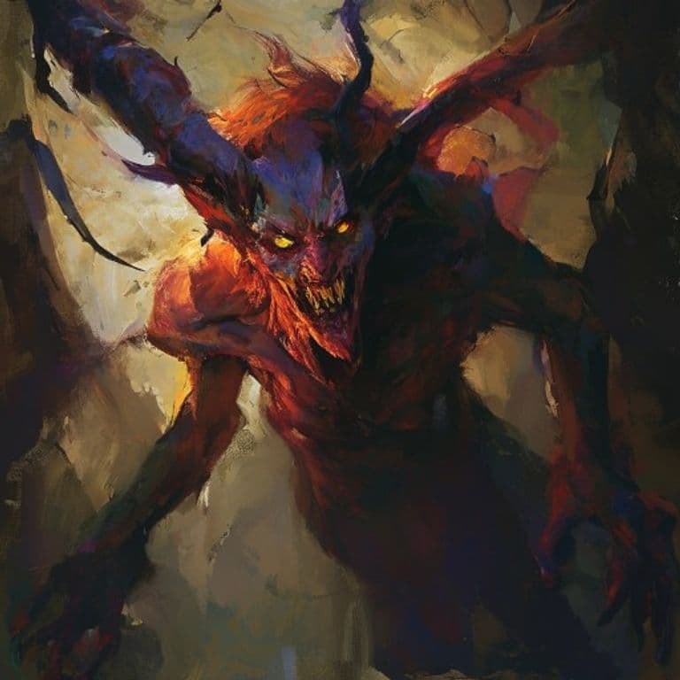 Cambion — fantasy monster illustration