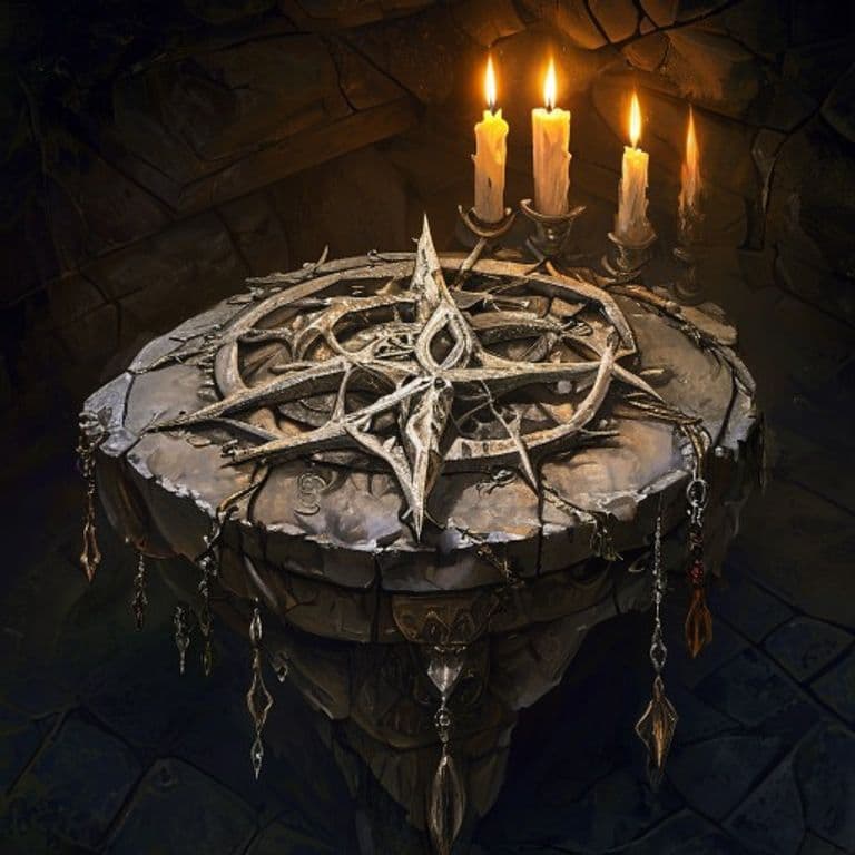 Thornish Nocturnal — fantasy item illustration