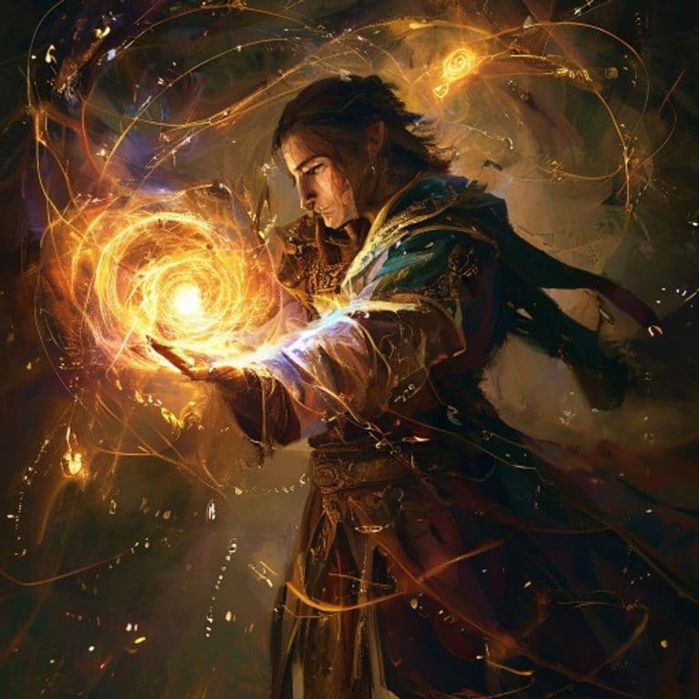 Hunger of Leng — fantasy spell effect illustration