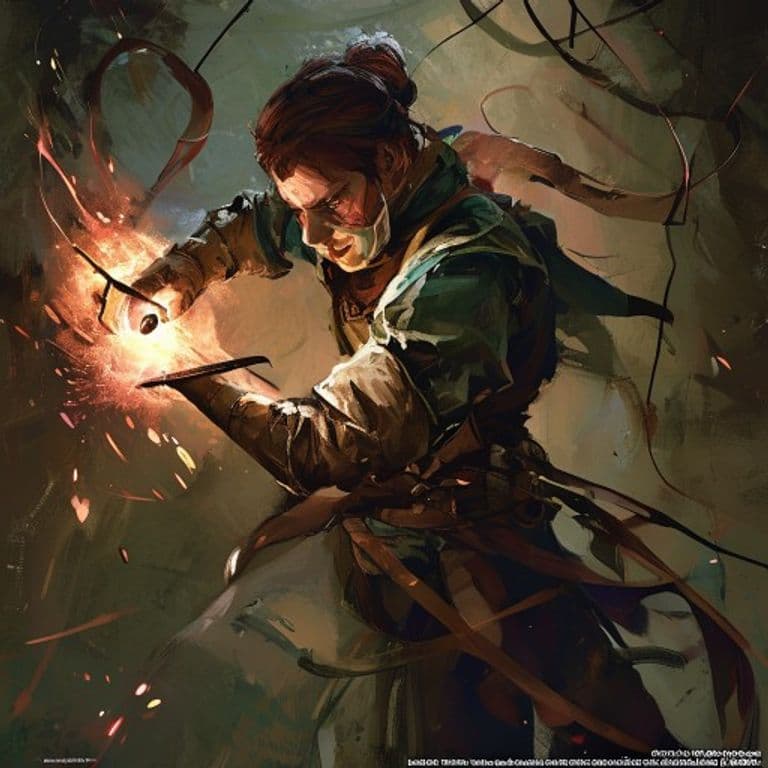 Surgical Combatant — fantasy feat illustration. Surgical Combatant is a feat.