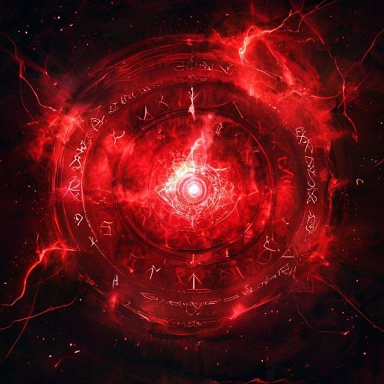 Seal Red Portal — fantasy spell effect illustration