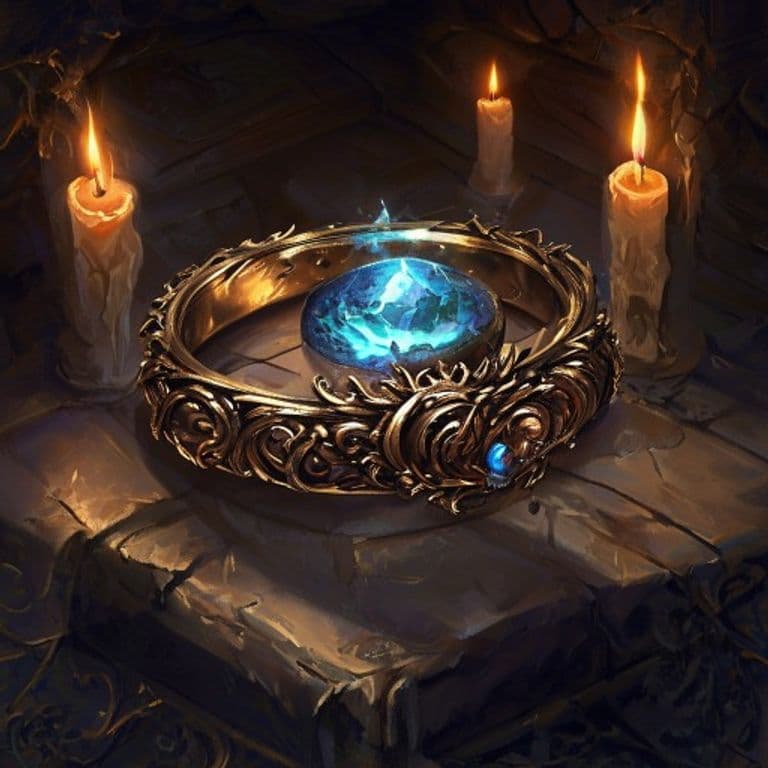 Ring of the Vengeance Seeker — fantasy item illustration