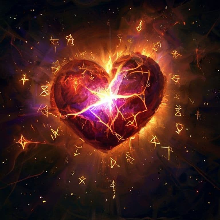 Hard Heart — fantasy spell effect illustration