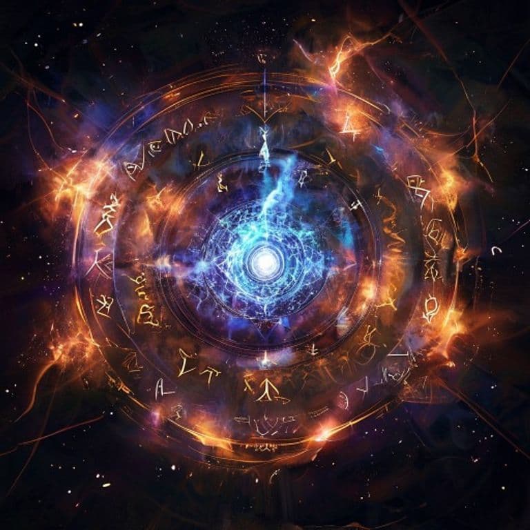 Teleportation Circle — fantasy spell effect illustration