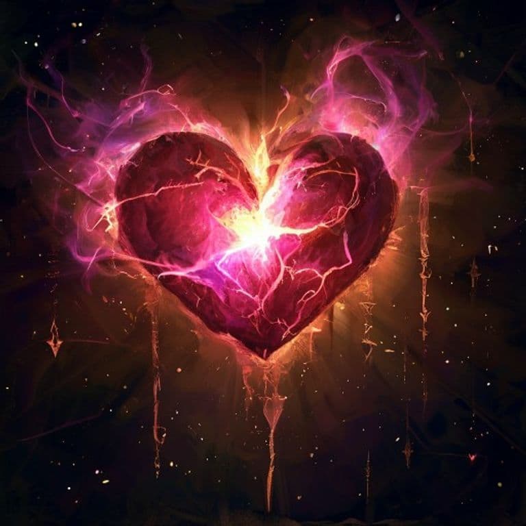 Heart to Heart — fantasy spell effect illustration
