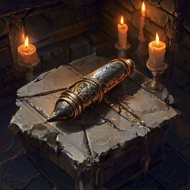 Flash Bullet — fantasy item illustration