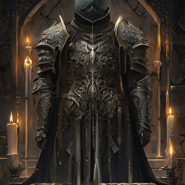 Vestments of the Bleak Shinobi — fantasy item illustration. Vestments of the Bleak Shinobi is a magic item (armor) of uncommon rarity.