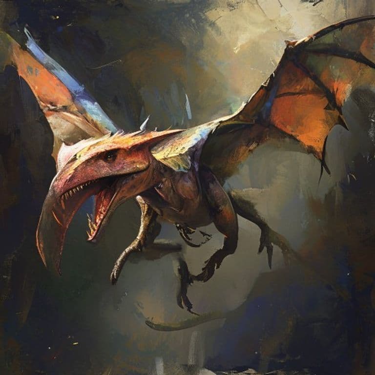 Pteranodon — fantasy monster illustration