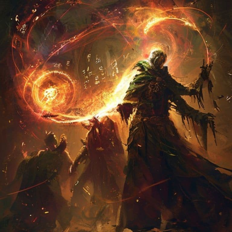 March of the Dead — fantasy spell effect illustration