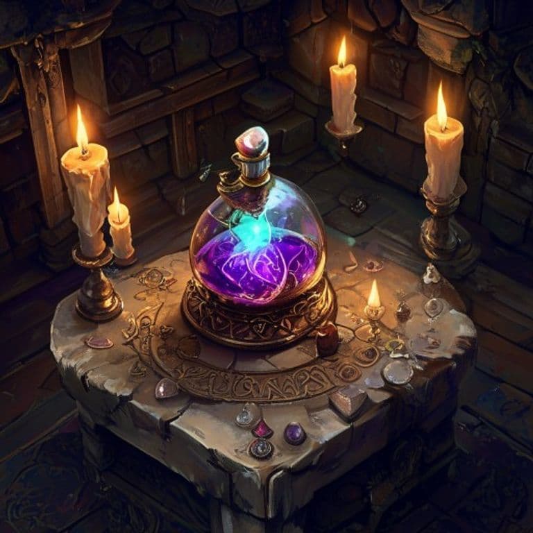 Courtesan's Allure — fantasy item illustration. Courtesan's Allure is a magic item (potion) of uncommon rarity.