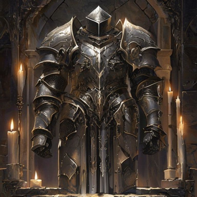 Adamantine Armor — fantasy item illustration