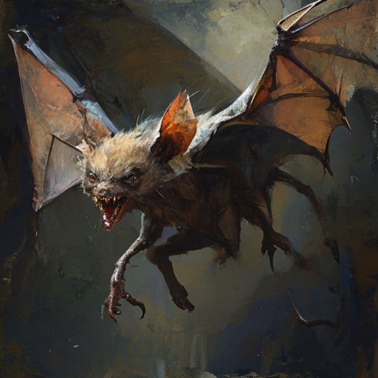 Bat — fantasy monster illustration
