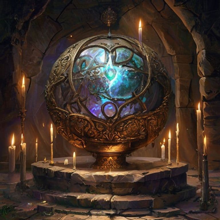 Sphere of Annihilation — fantasy item illustration. Sphere of Annihilation is a magic item (wondrous item) of legendary rarity.