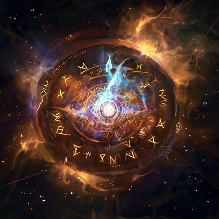 Anomalous Object — fantasy spell effect illustration. Anomalous Object is a 7th-level conjuration available to Wizard.