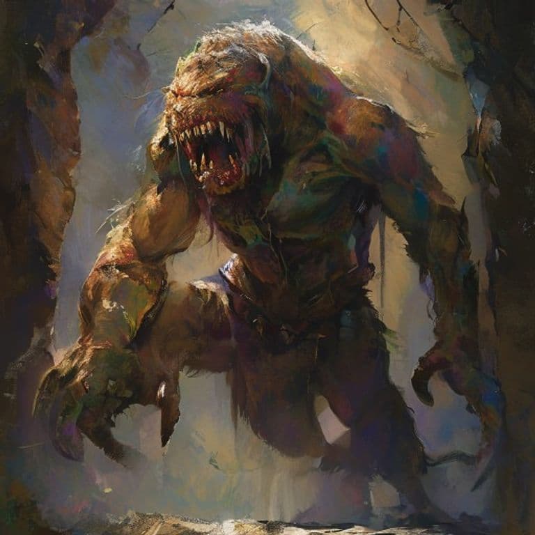 Boggard — fantasy monster illustration. Boggard is a medium humanoid (Challenge Rating 1/4).