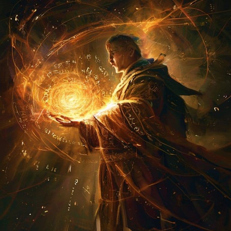 Feeblemind — fantasy spell effect illustration. Feeblemind is a 8th-level enchantment available to Bard, Druid, Warlock, Wizard.