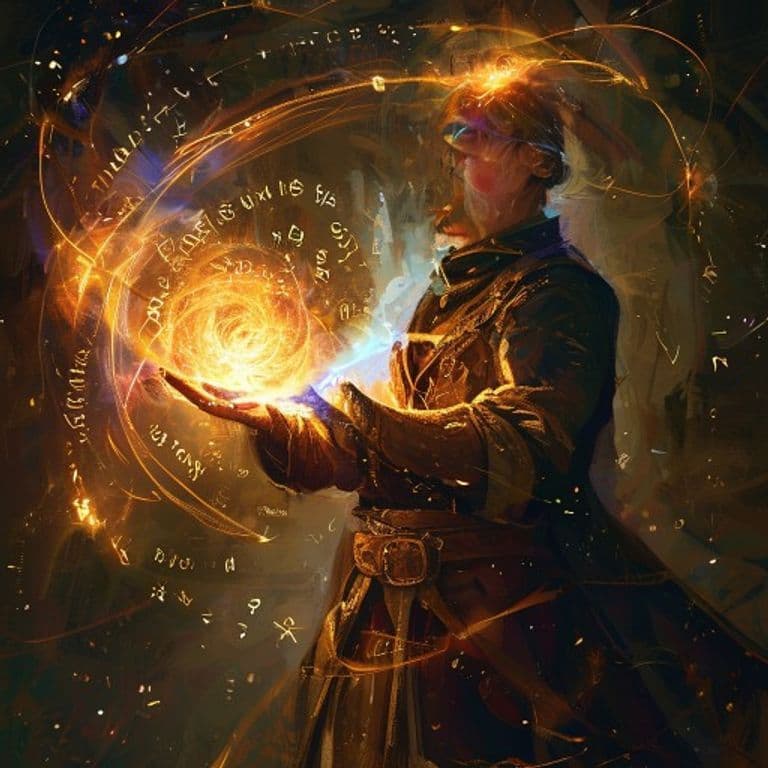 Message — fantasy spell effect illustration